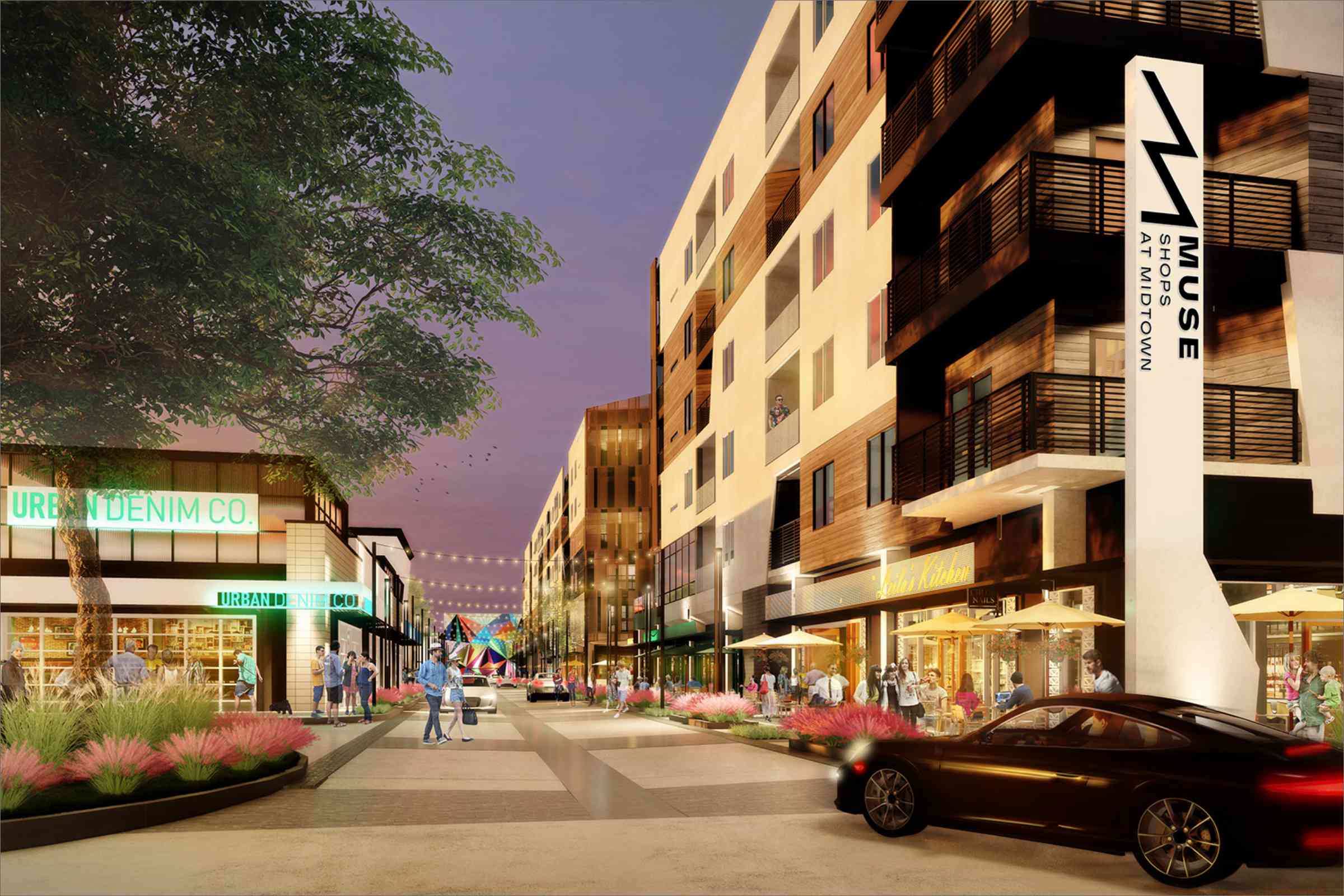 Muse Shops at Midtown rendering